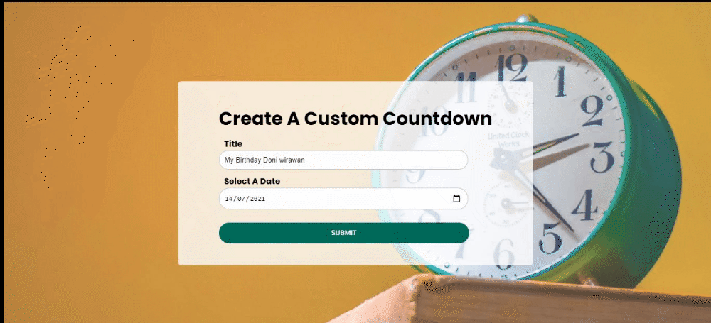 Custom Countdown
