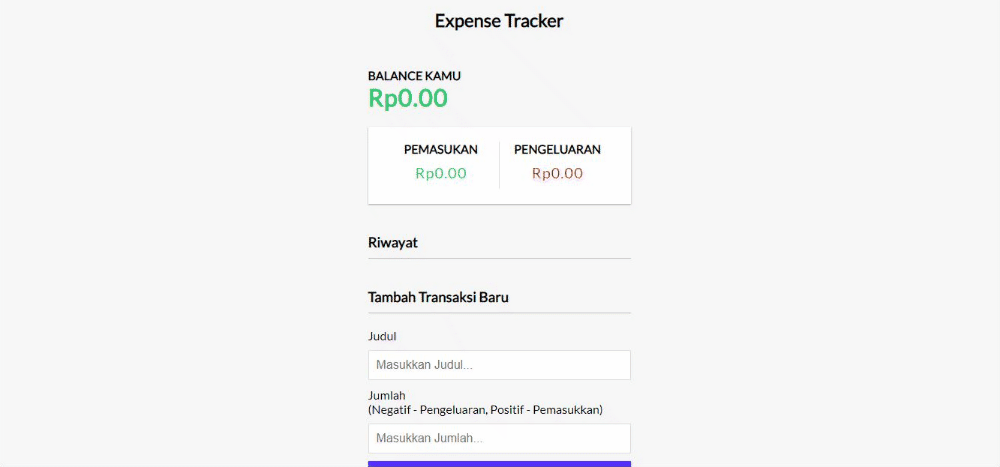 Expense Tracker