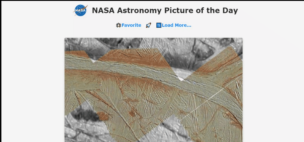 NASA Astronomy Picture of the Day